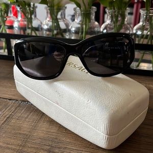 Versace Sunglasses with logo on arms with case
